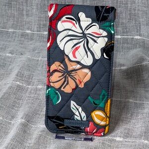 Vera Bradley Coastal Paradise Soft Eyeglass Sunglass Sleeve Hinged Open NWOT